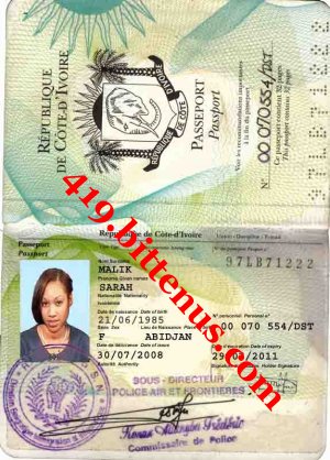My passportsarah